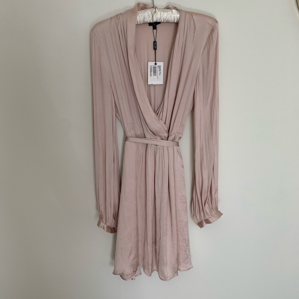 NWT Bardot Light Pink Silk Dress